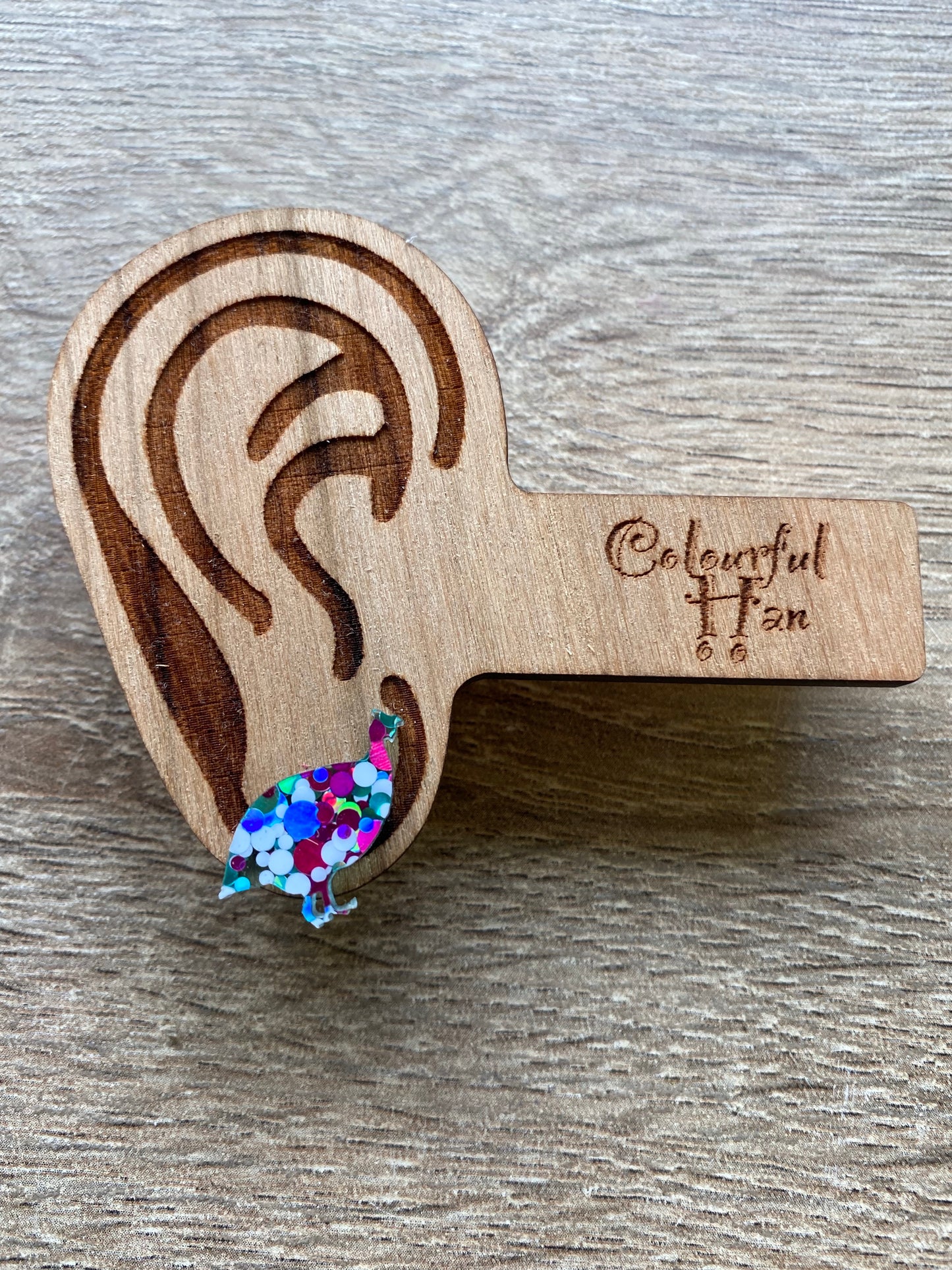 Medium Guinea Fowl Studs