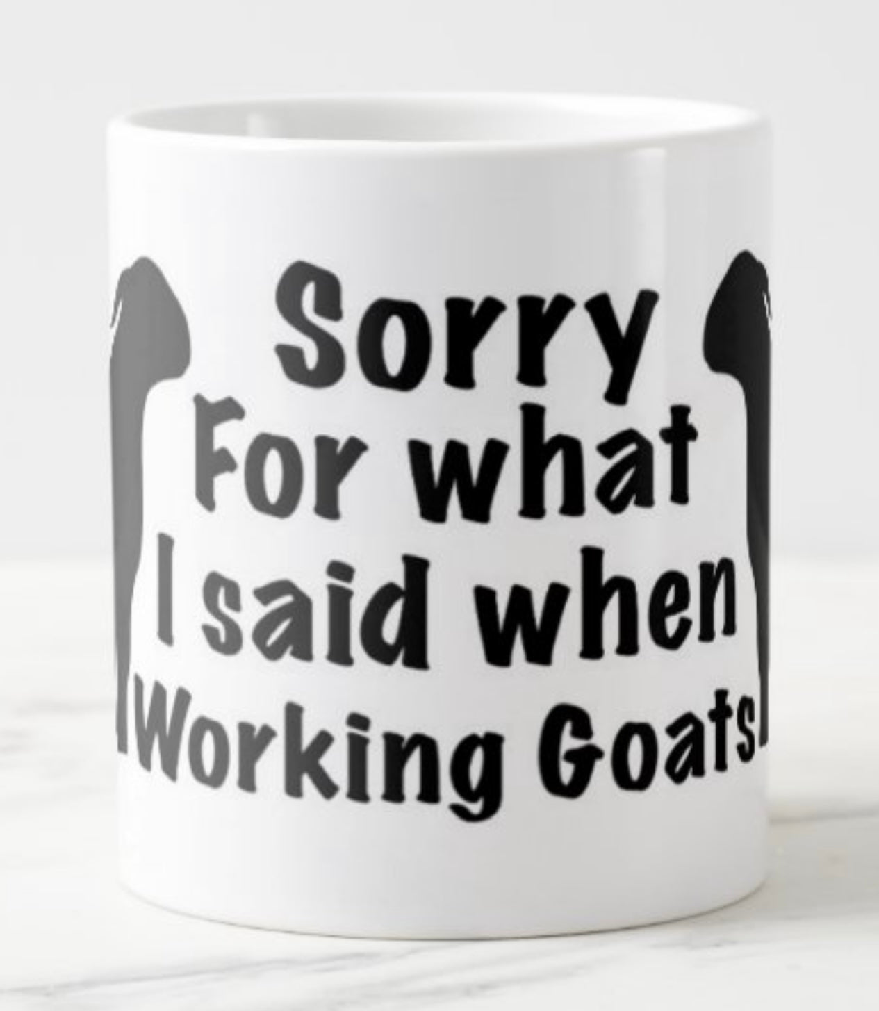 Sorry for what I said when working goats