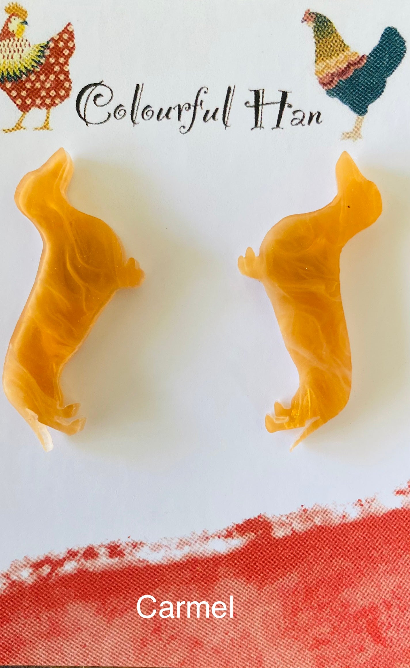 Large Dachshund Earrings
