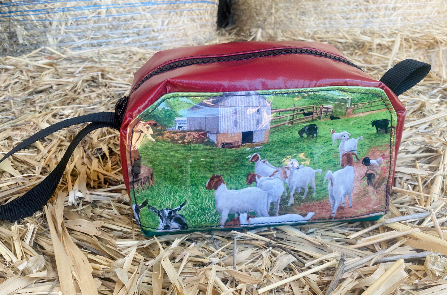 Green Field Goat Bag
