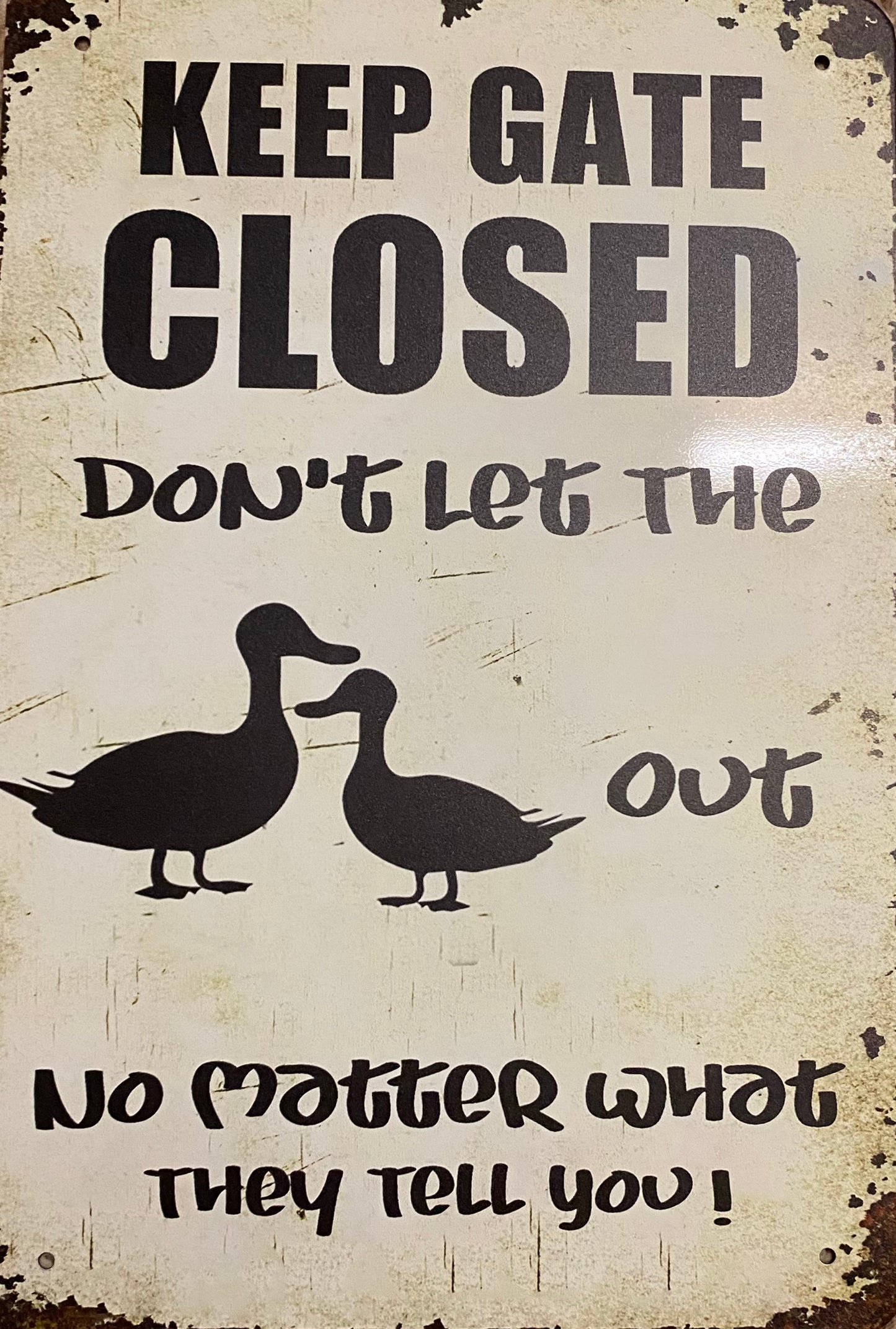 Keep Gate CLOSED