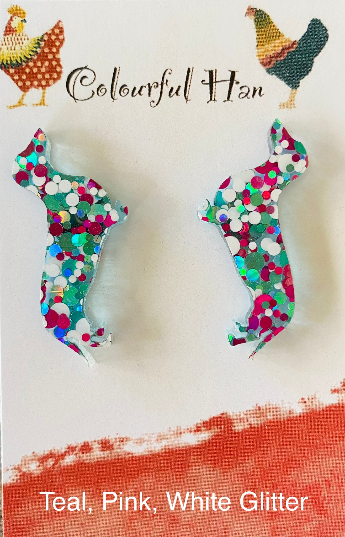 Large Dachshund Earrings