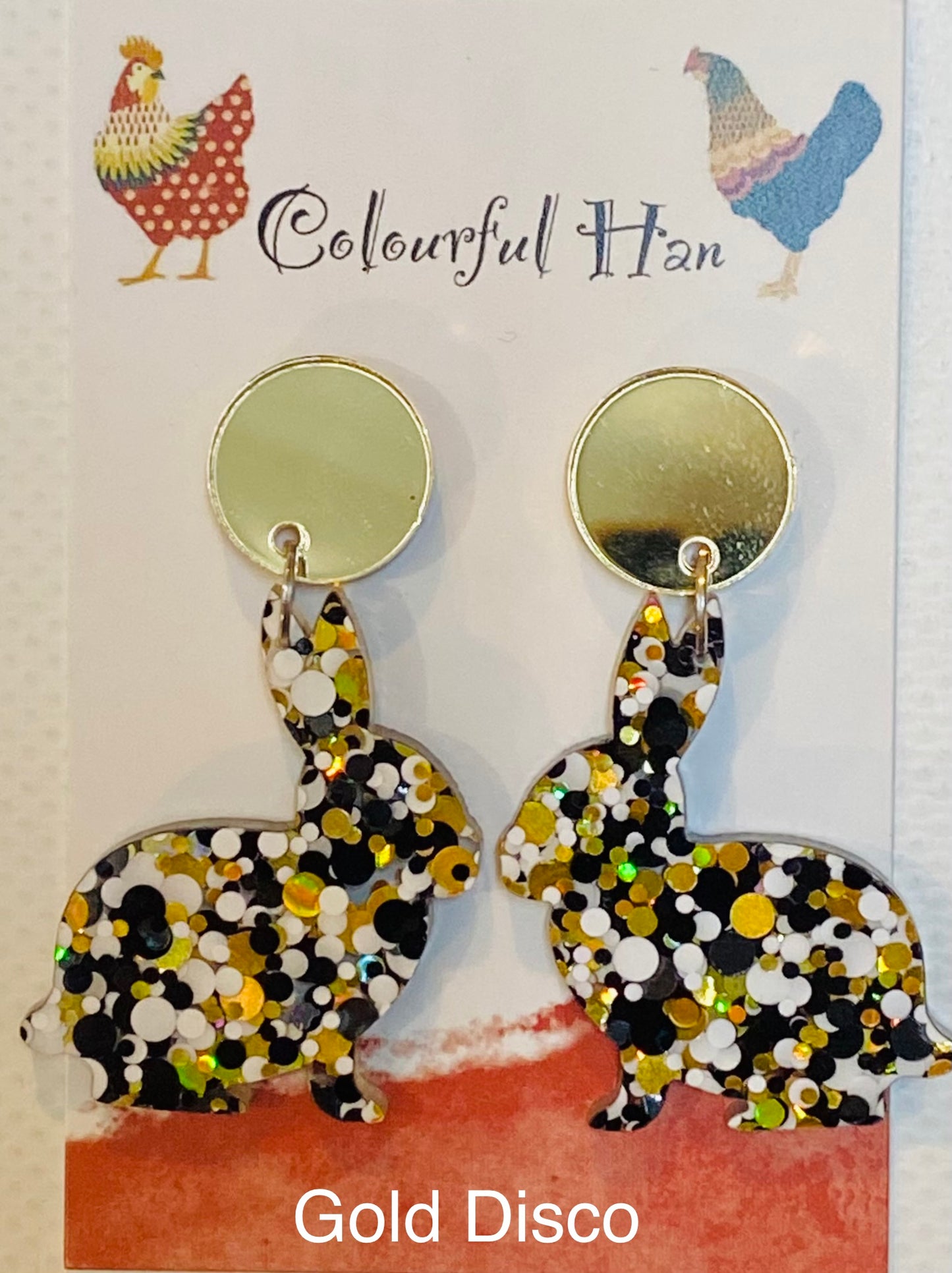 Large Rabbit Earrings