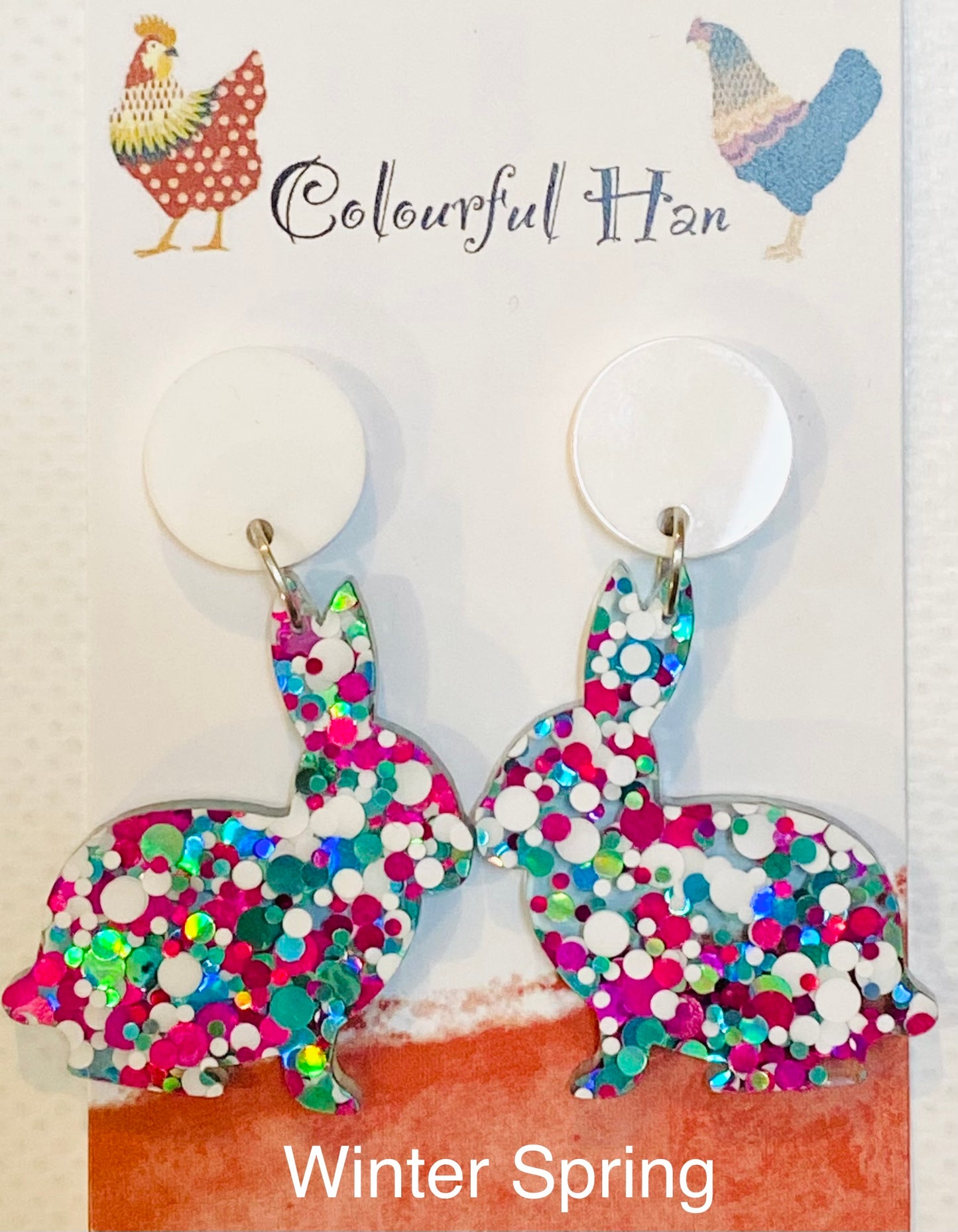 Large Rabbit Earrings