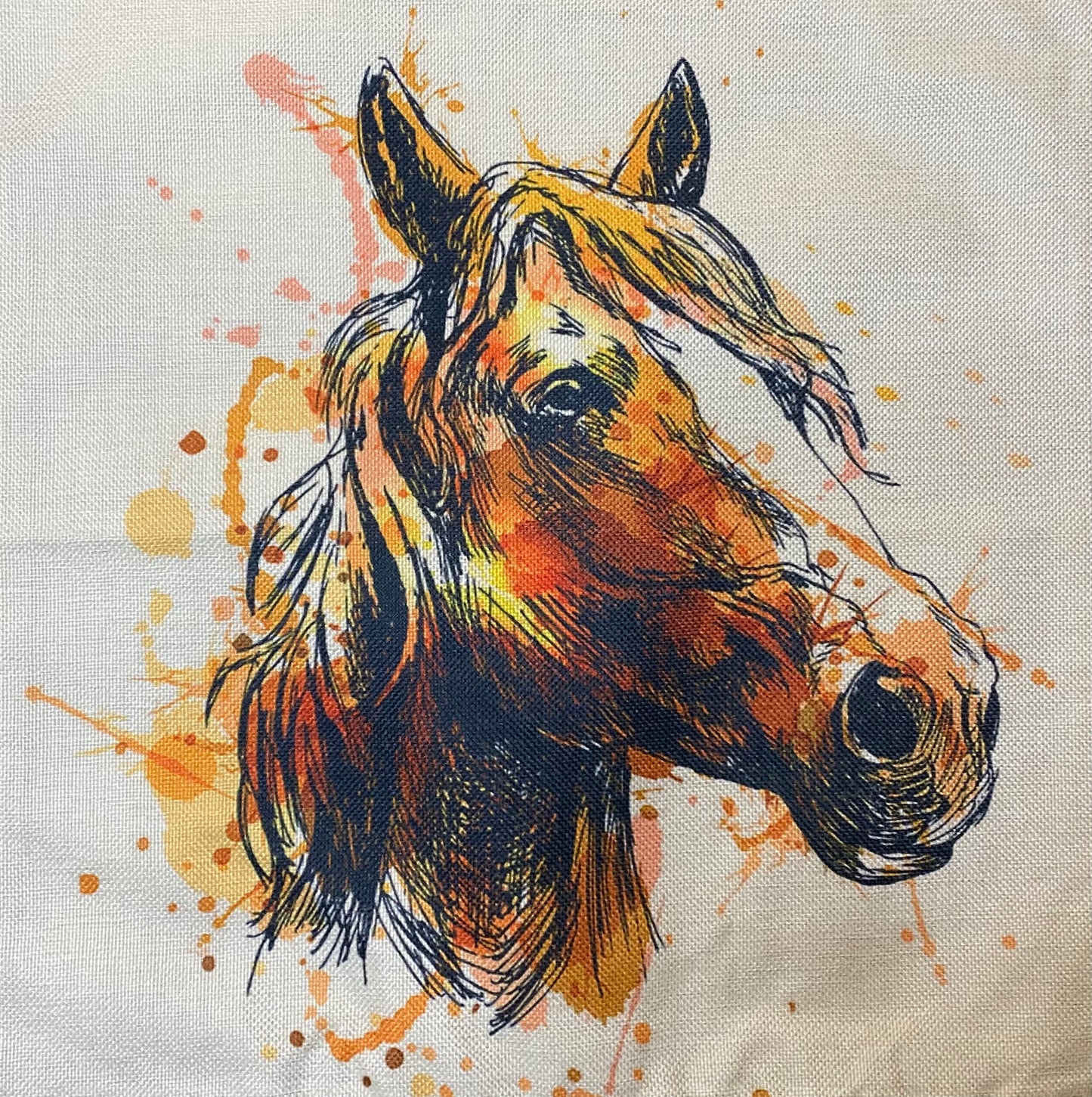 Horse pillow case