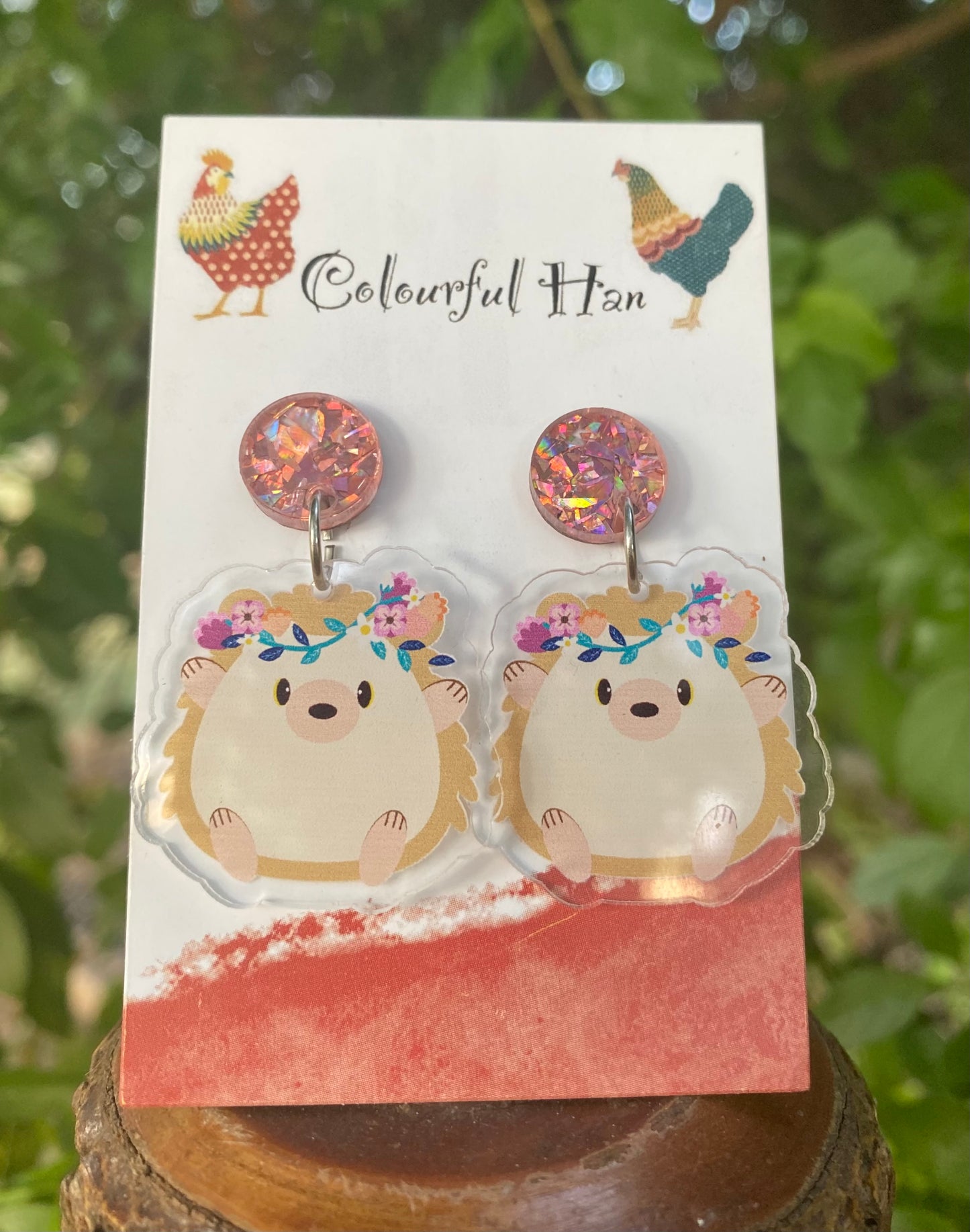Hedgehog Earrings