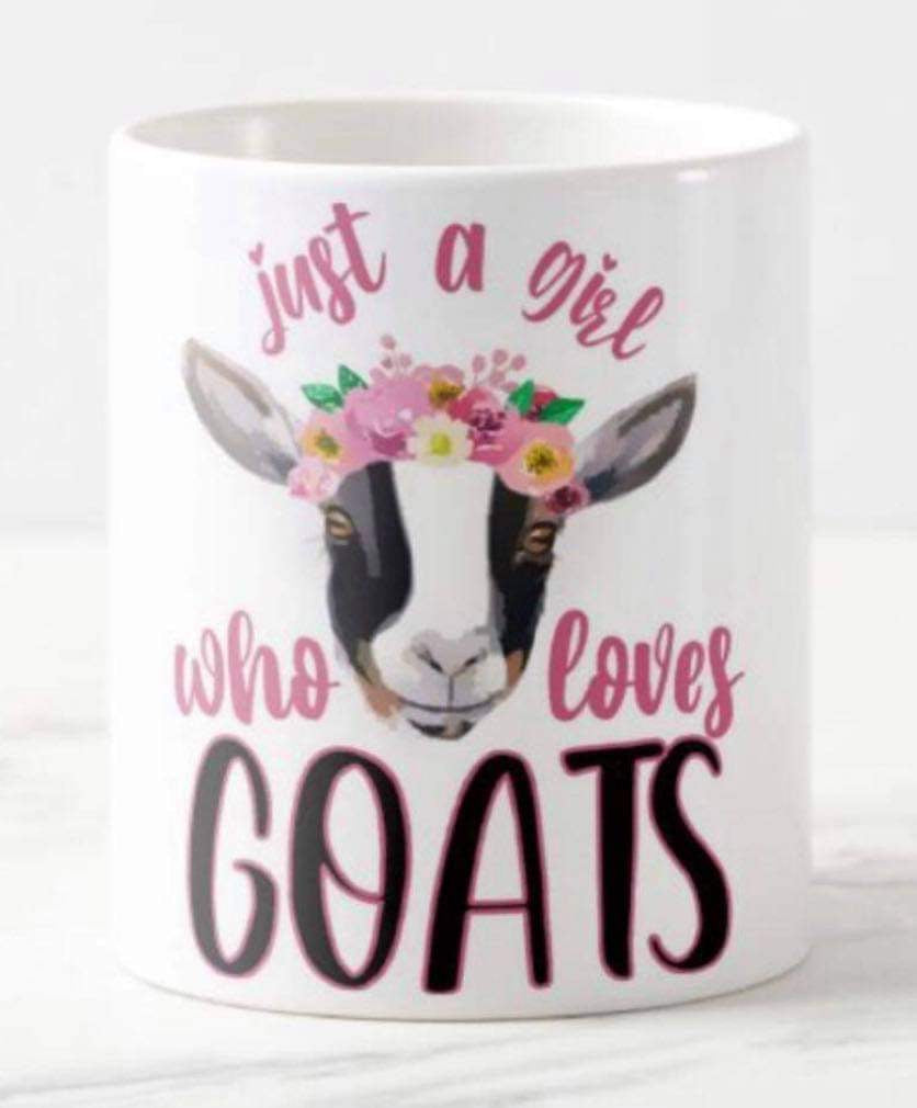 Just a girl who loves goats Coffee mug