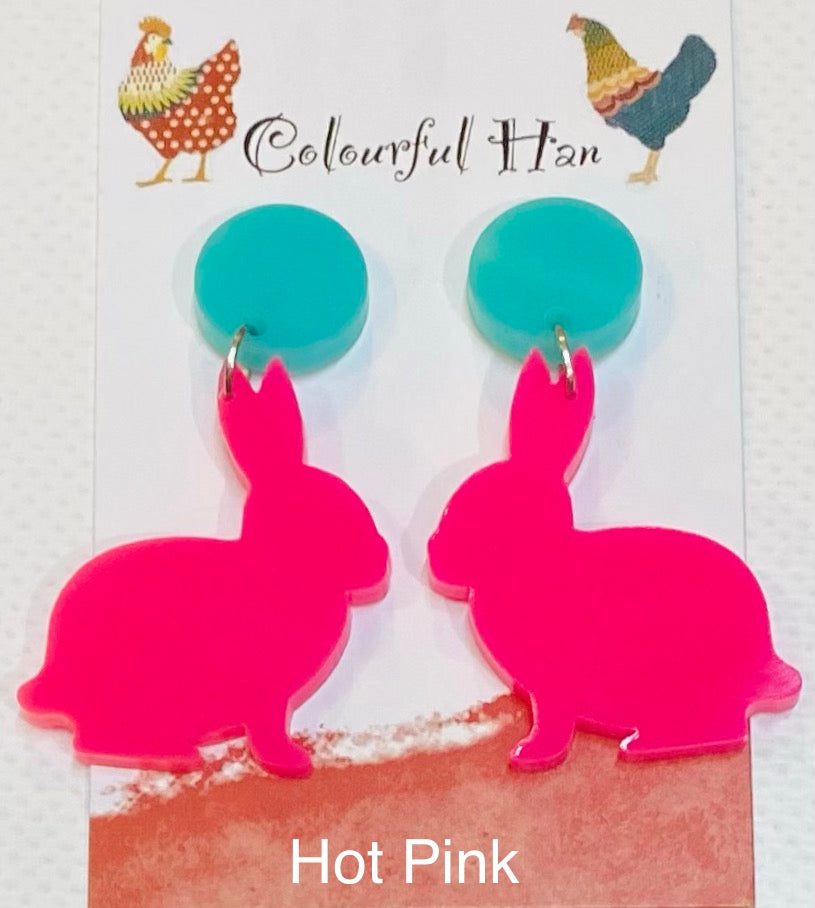 Large Rabbit Earrings
