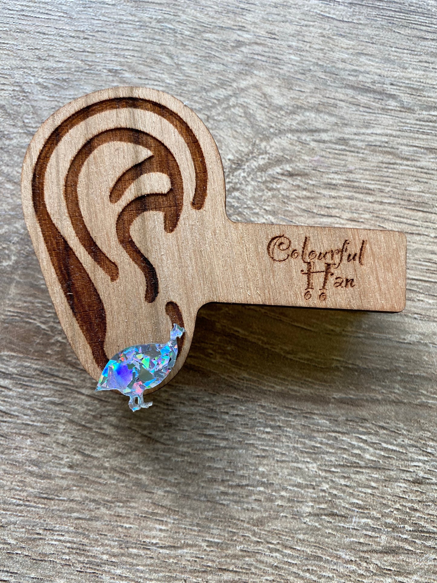 Medium Guinea Fowl Studs
