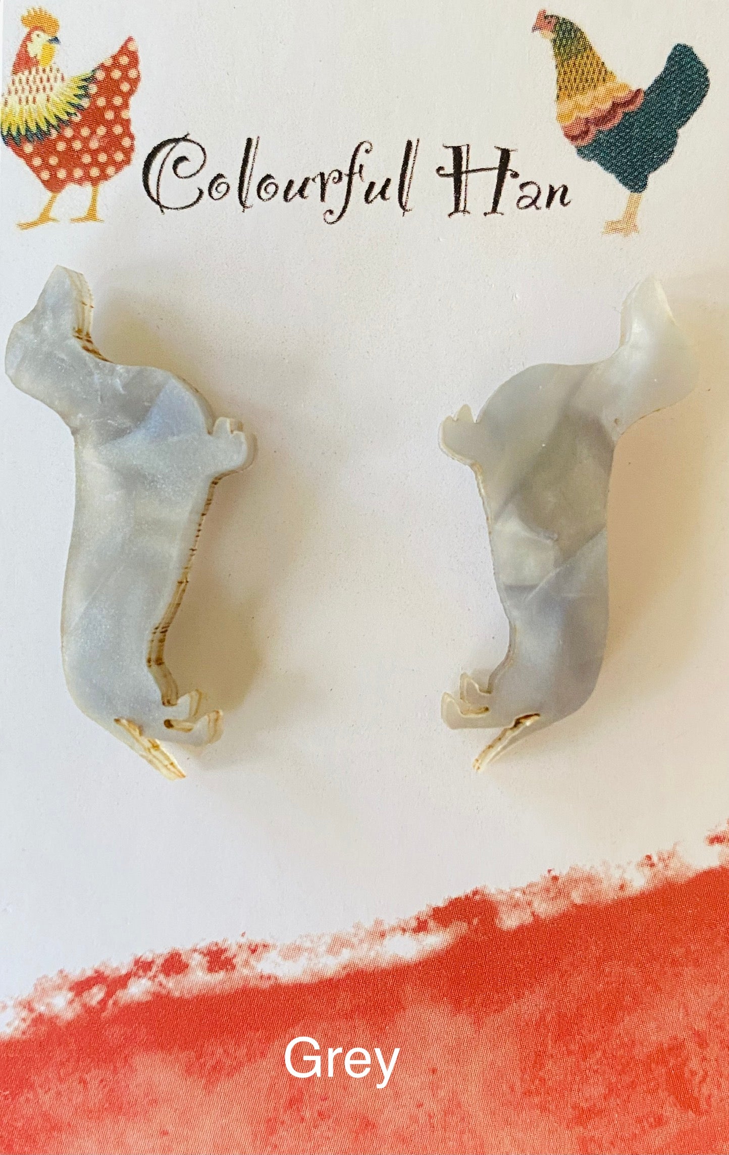 Large Dachshund Earrings