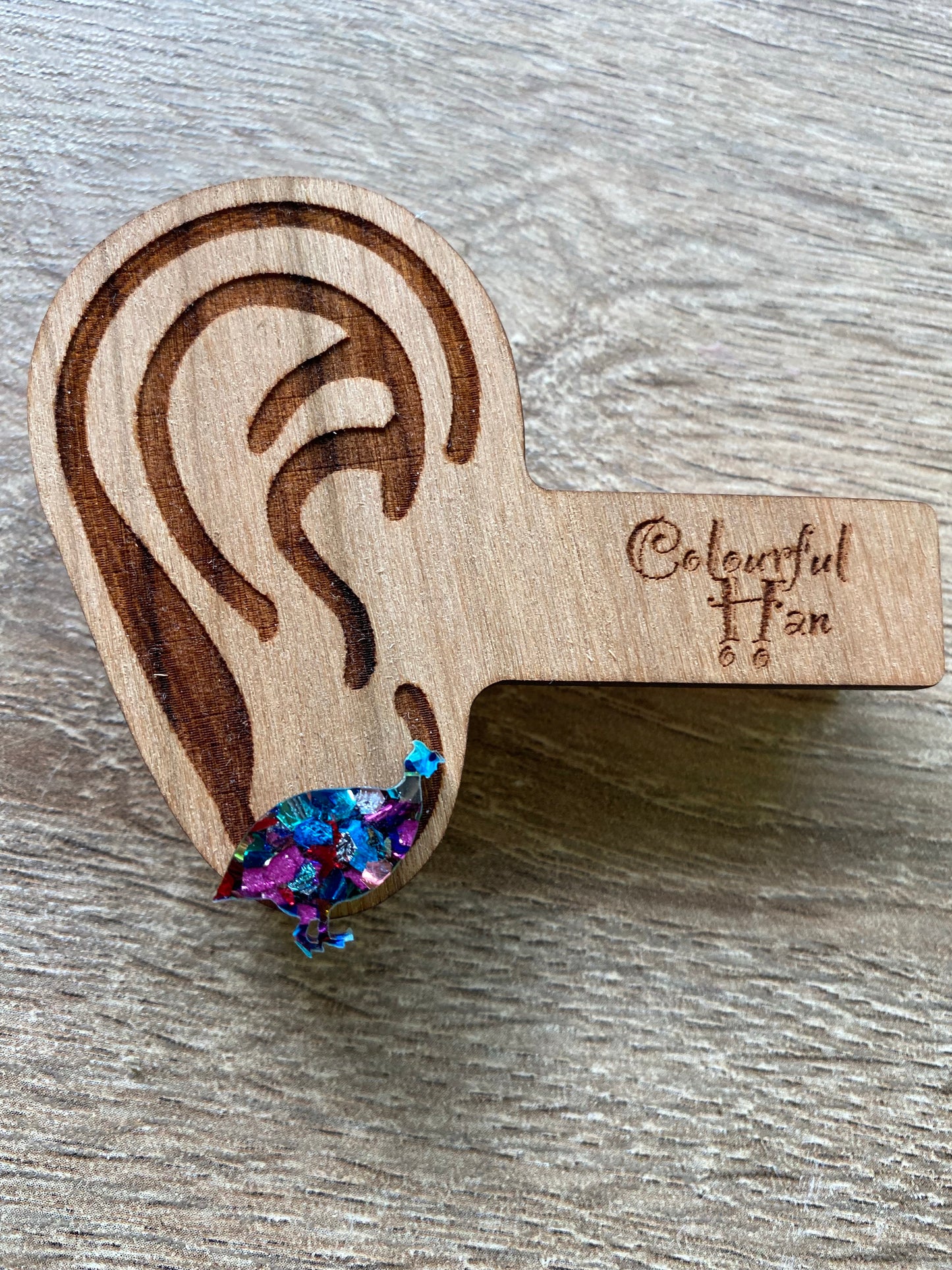 Medium Guinea Fowl Studs