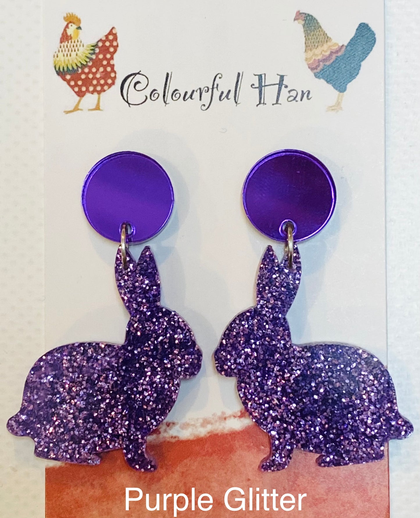 Large Rabbit Earrings