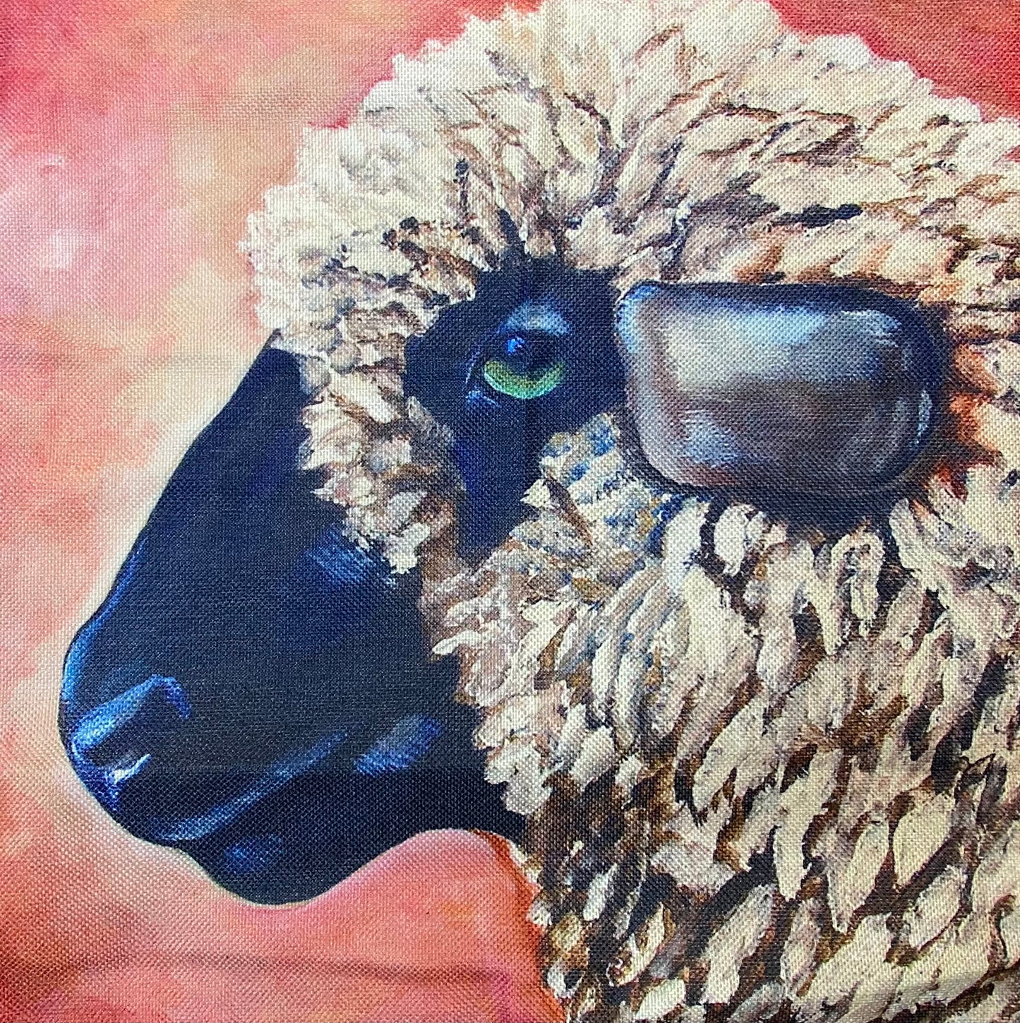 Sheep pillow case