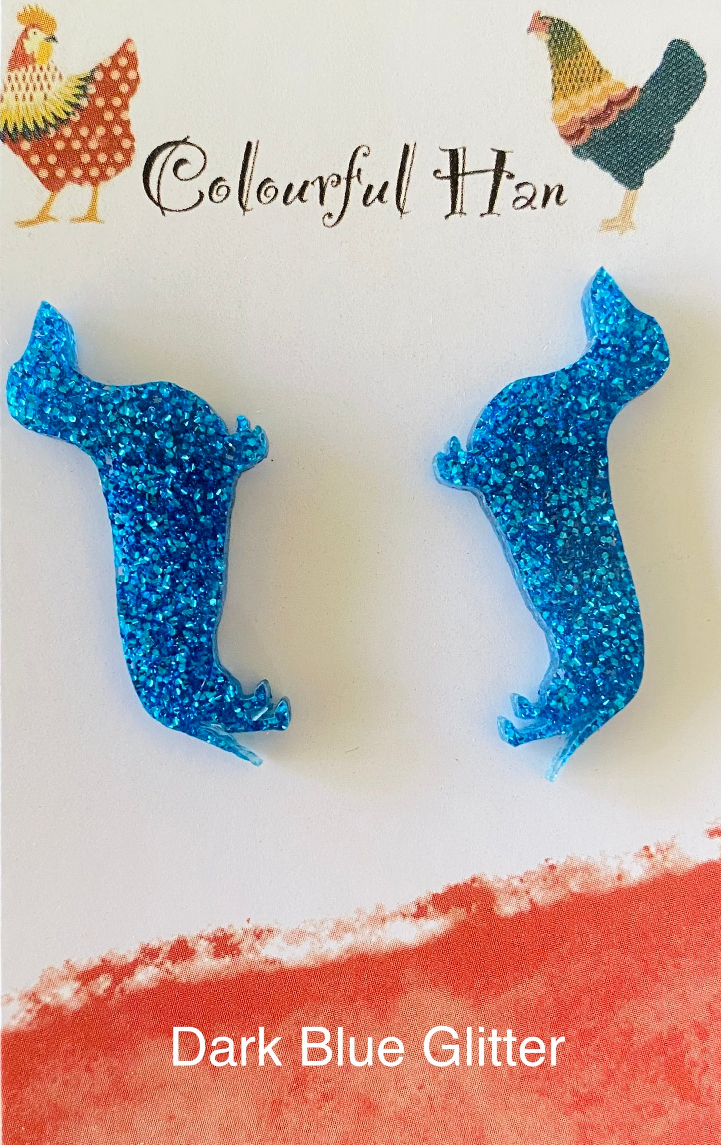 Large Dachshund Earrings