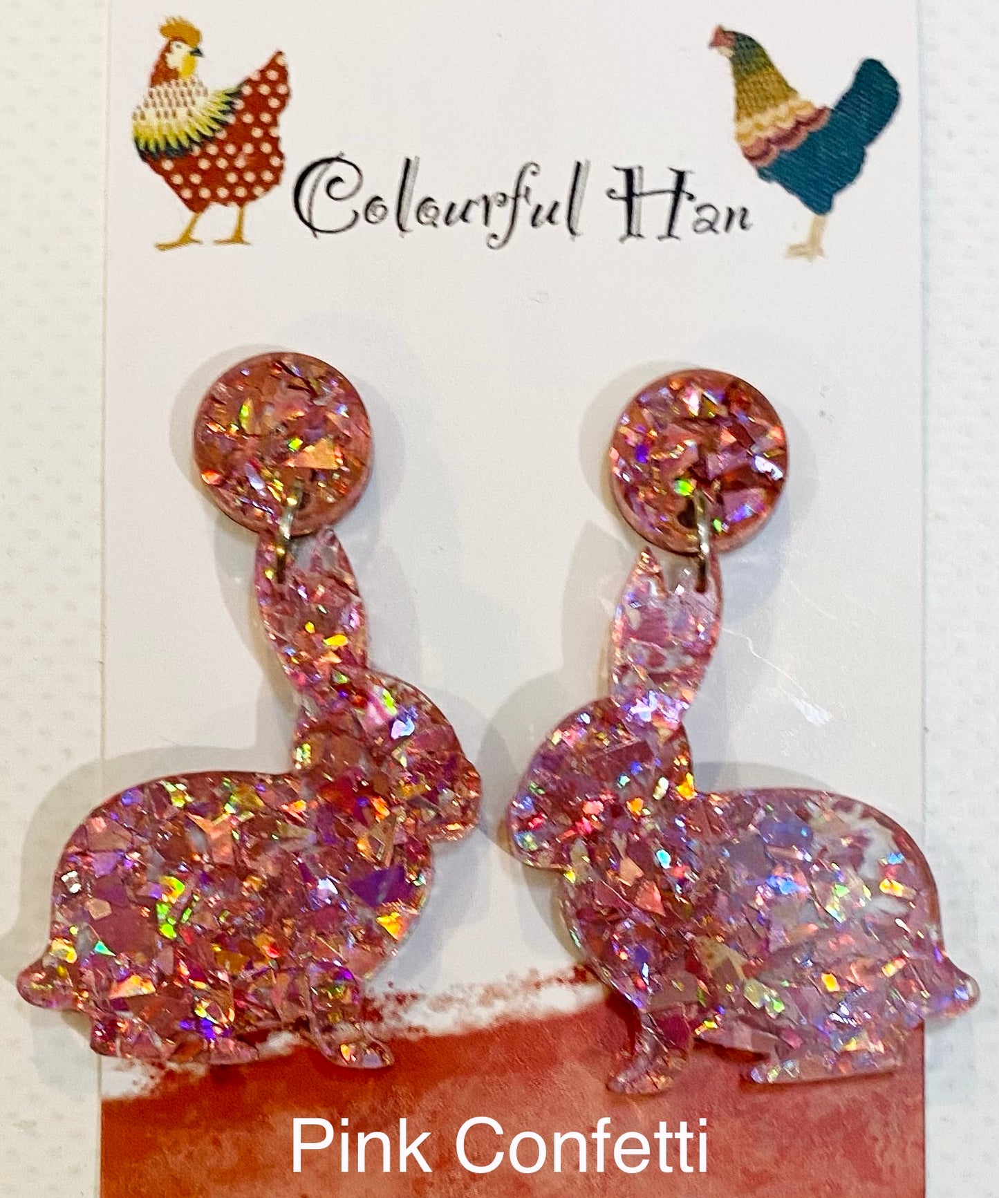 Large Rabbit Earrings