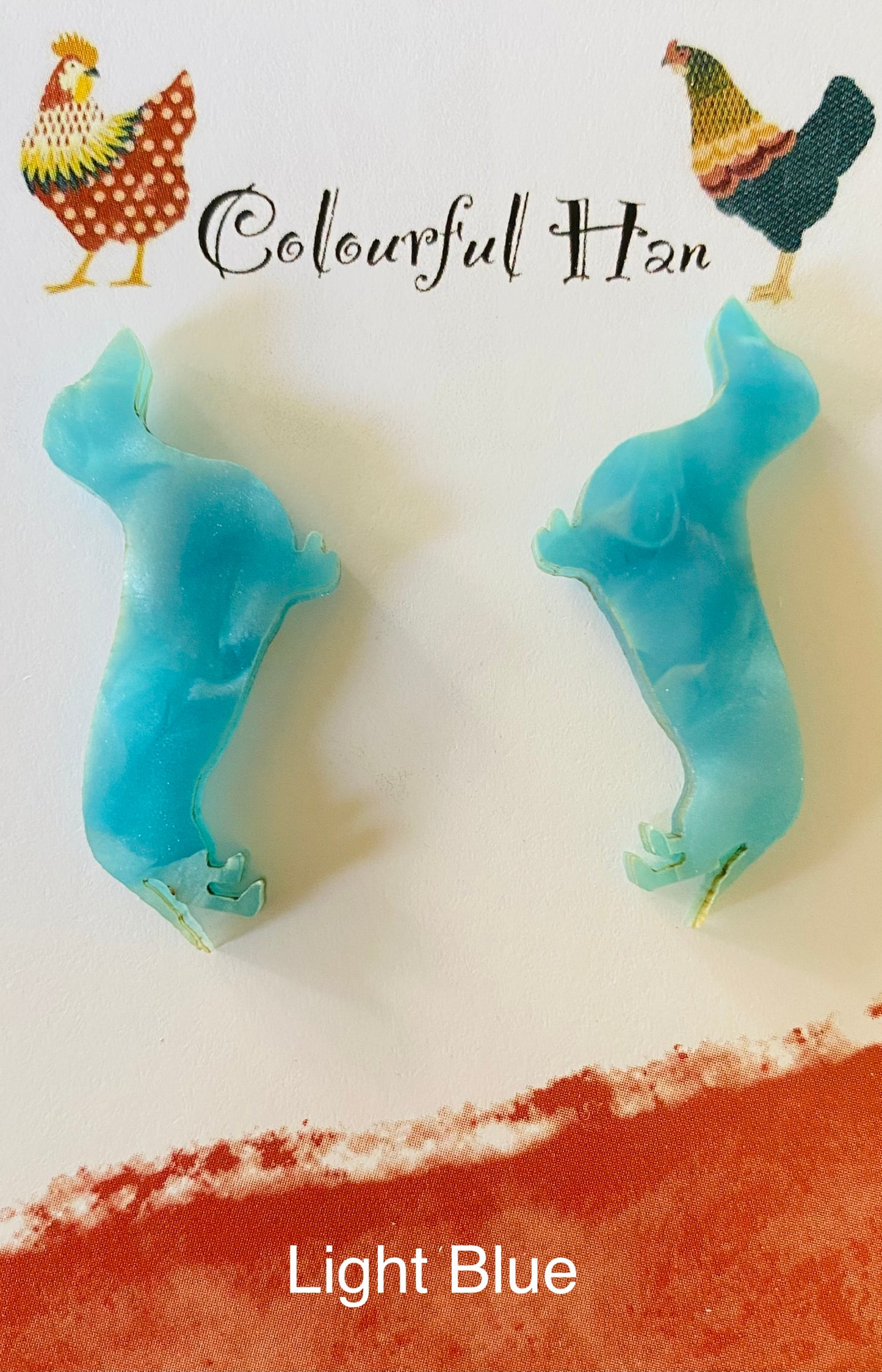 Large Dachshund Earrings