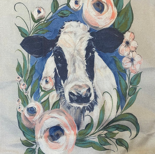 Cow pillow case