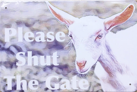 Please shut the gate