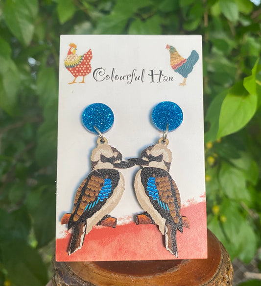 Kookaburra earrings