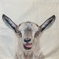 Goat pillow case