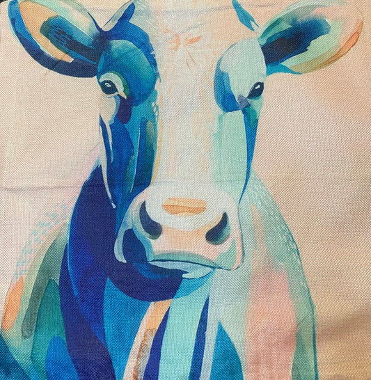 Cow pillow case