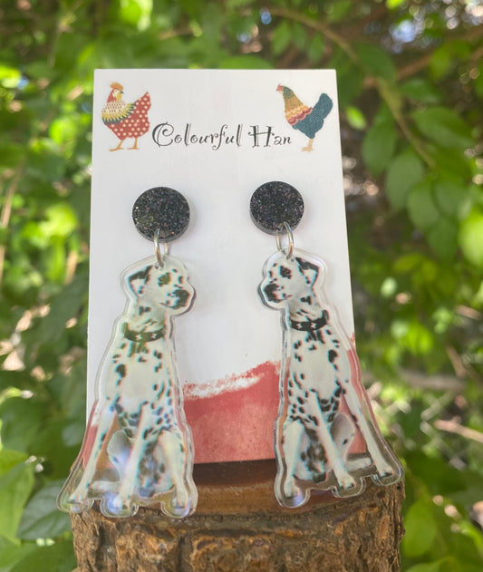 Dalmatian Earrings