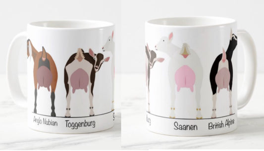 Anglo Nubian, Toggenburg, Saanen, British Alpine coffee mug