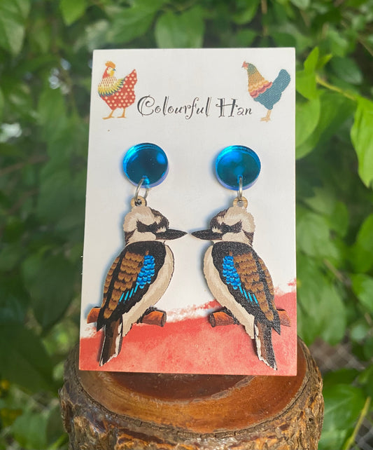 Kookaburra earrings