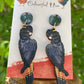 Black Cockatoo Earrings