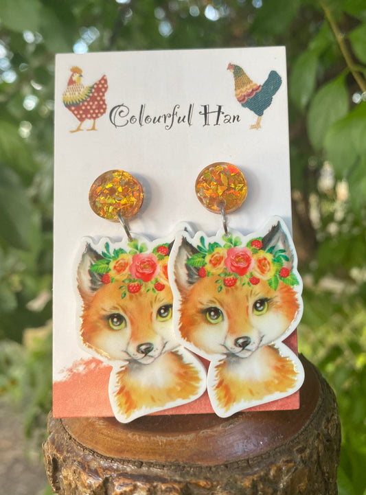 Fox Earrings