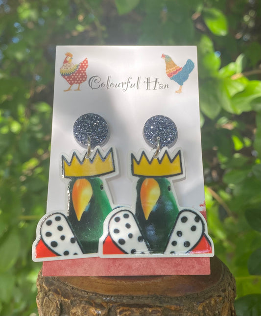 King Parrot Earrings