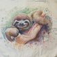 Sloth pillow case