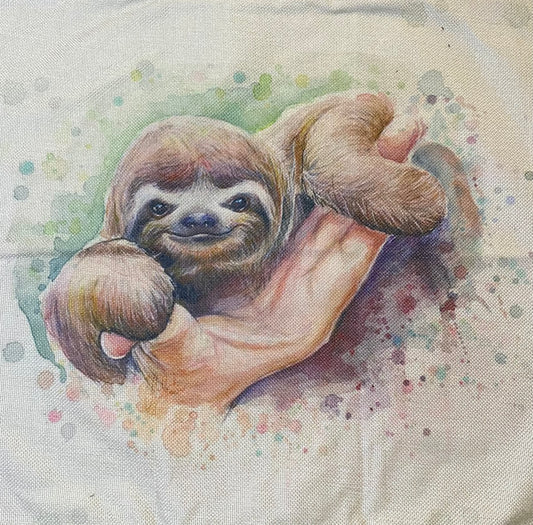 Sloth pillow case