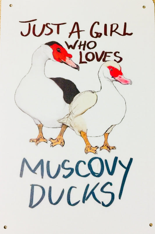 Just a girl who loves muscovy ducks