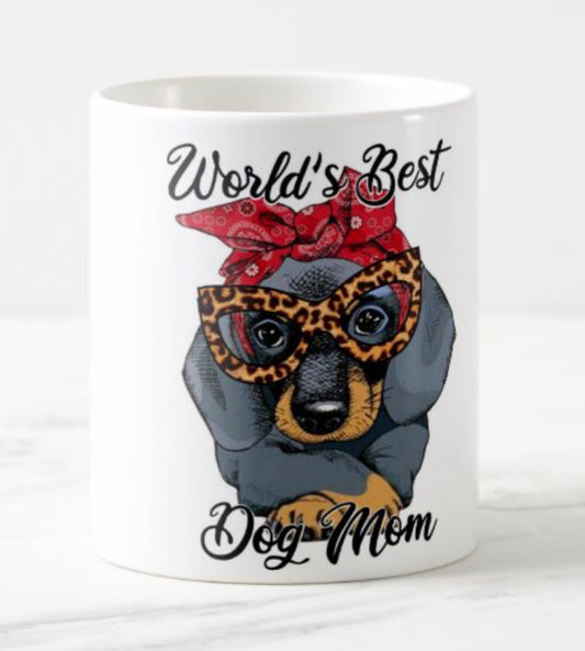 Worlds best dog mom coffee mug