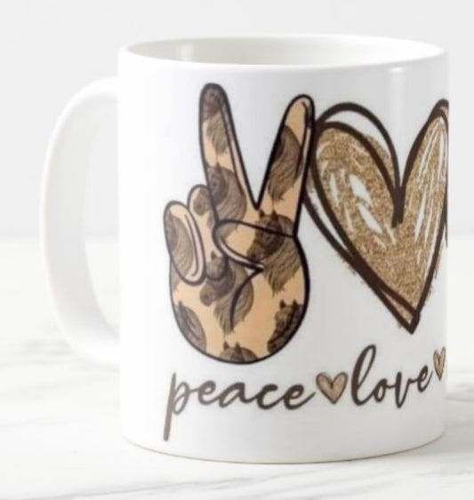 Peace 🧡 love 🧡 horses Coffee Mug