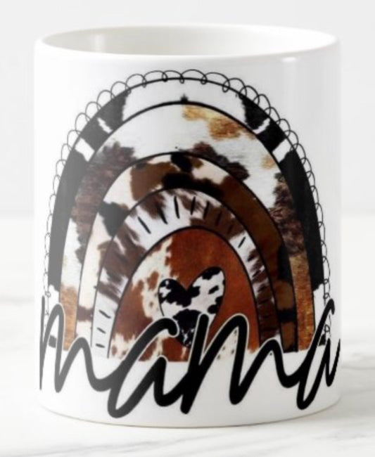 Cowhide rainbow Coffee mug