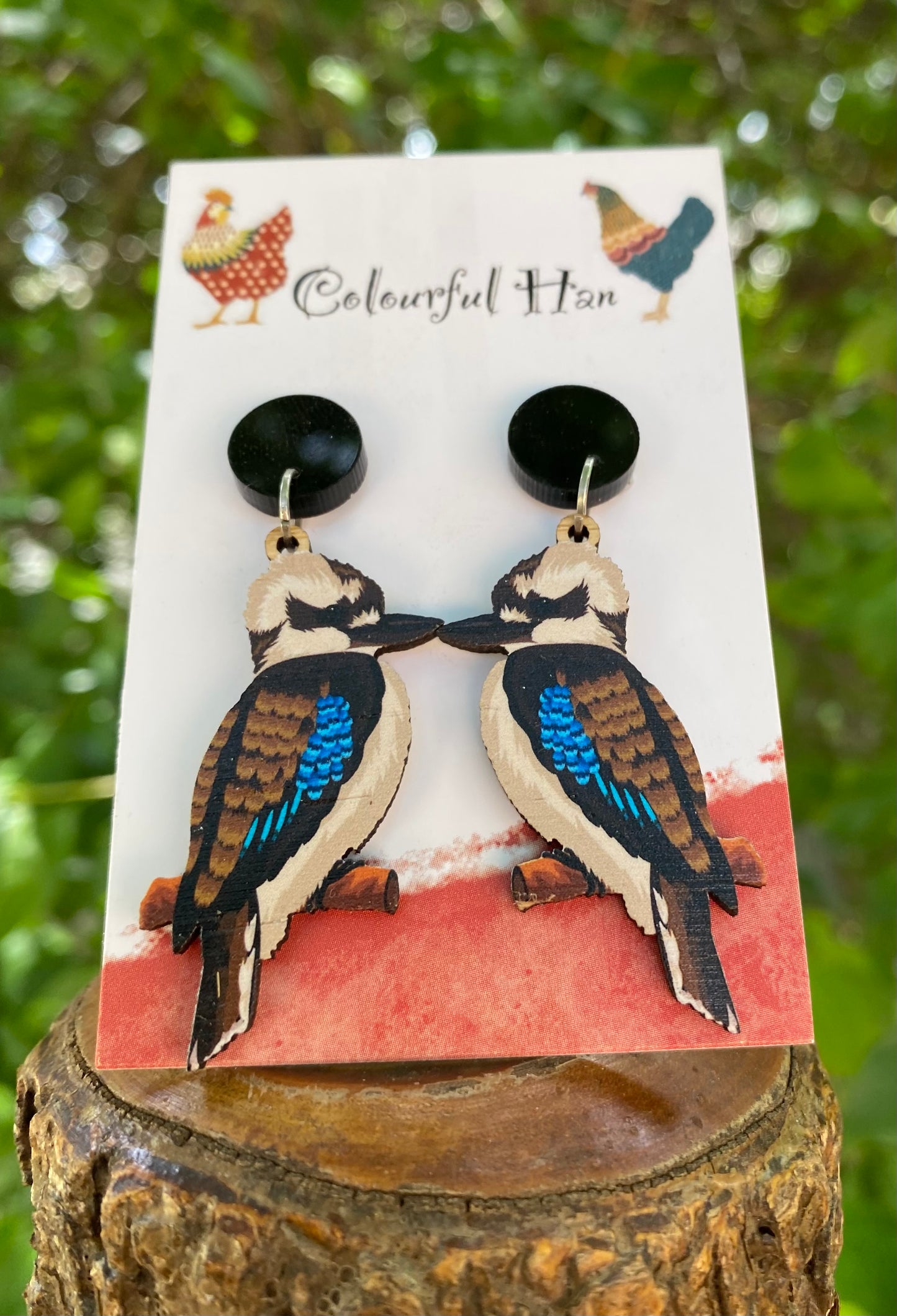 Kookaburra earrings