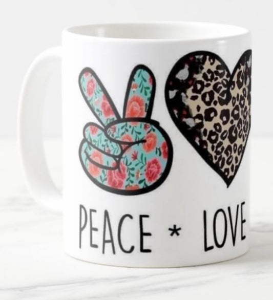 Peace * Love * Peckers Coffee Mug