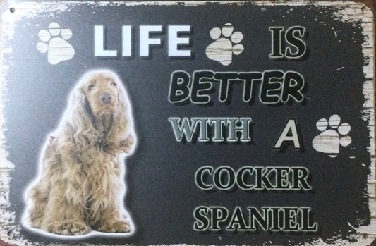 Life is better with a cocker spaniel