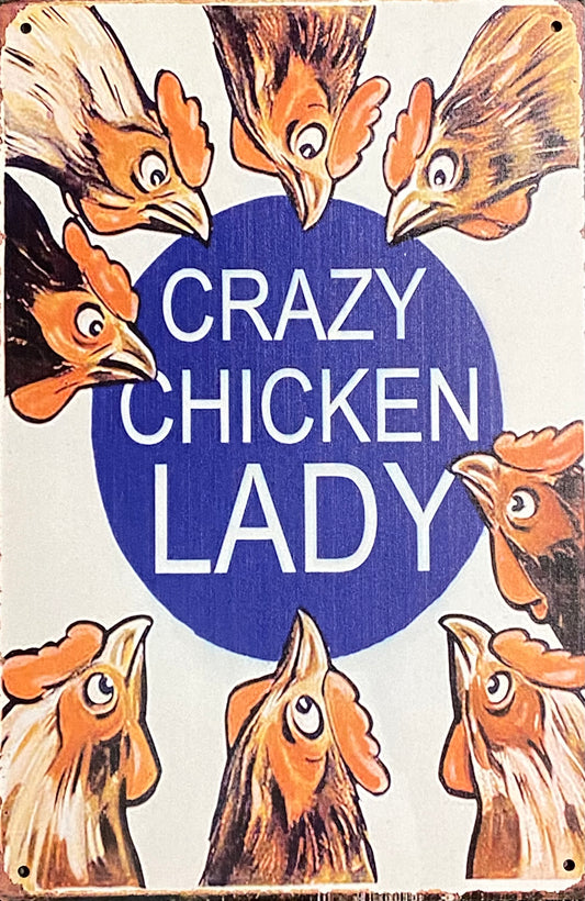 Crazy chicken lady