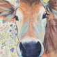 Cow pillow case